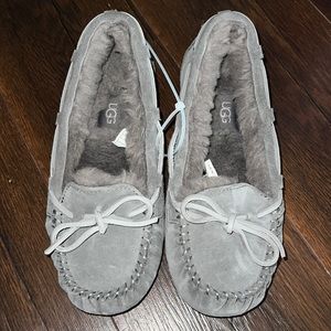 NWOT Ugg Moccasins Grey